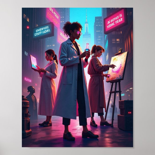 Poster História das mulheres (Frente)