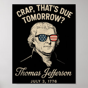 Poster História Divertida Thomas Jefferson 3 de julho de