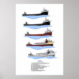 Poster História do cargueiro Cuyahoga dos Lagos excelente