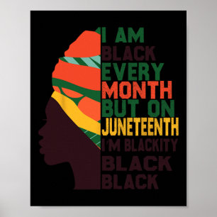 Poster História do Mês Negro da Rainha do Orgulho African