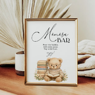 Poster História do Momosa Bar Novo Capítulo Urso Chá de B