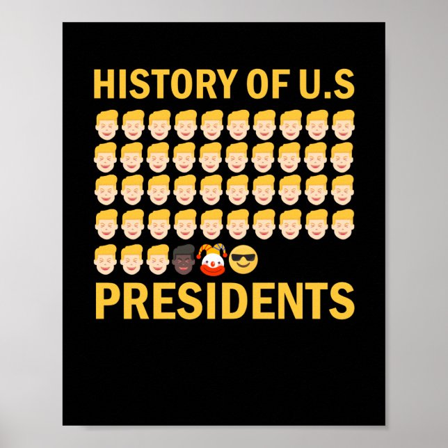 Poster História dos Presidentes dos EUA 46º Presidente Le (Frente)