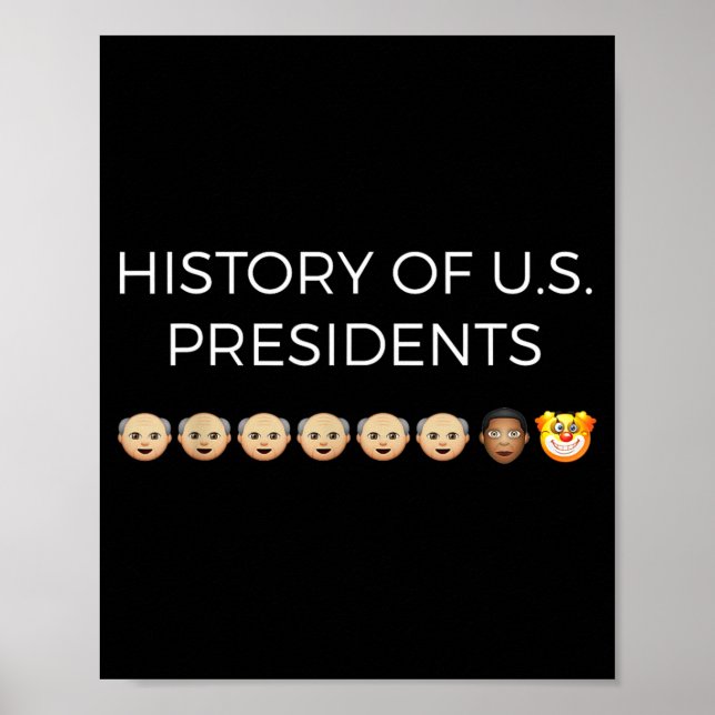 Poster História dos Presidentes dos EUA Resistem (Frente)