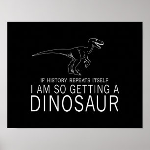 Poster História e Dinossauros