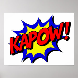 Poster História em quadrinhos Kapow