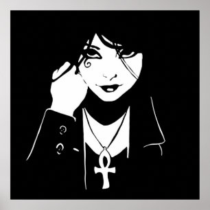 Poster História em quadrinhos Morte Vertigens DC Sandman