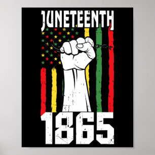 Poster História Negra Afro-Americana de 1865