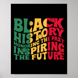 Poster História Negra Divertida Honrando o Passado Inspir
