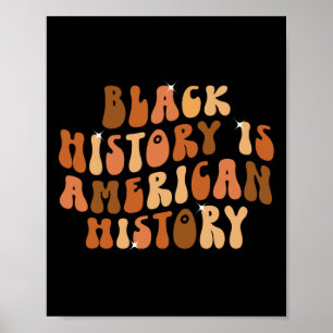 Poster História Negra É História Americana Bhm African Gr