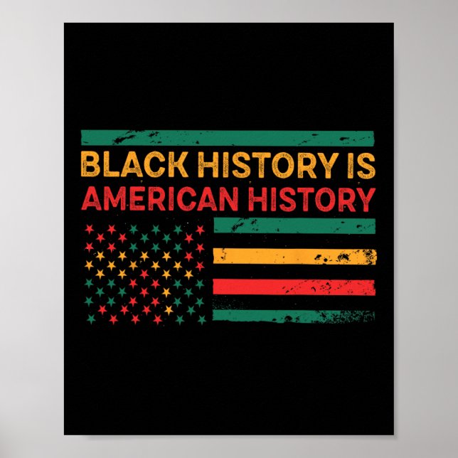 Poster História Negra É História Americana - História Neg (Frente)
