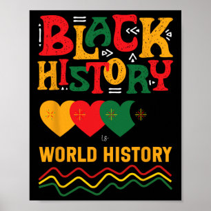 Poster História Negra É História Mundial Bhh História Neg