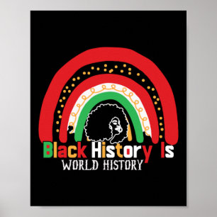 Poster História Negra É História Mundial História Negra M