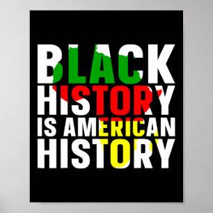 Poster História Negra É História Negra Americana