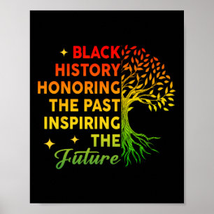 Poster História Negra Honrando o Futuro Africano Inspirad