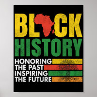 História Negra Honrando o Futuro Inspirador Passad