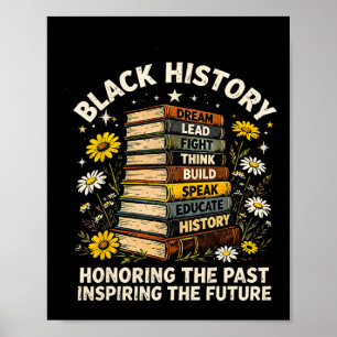 Poster História Negra Honrando o Passado Inspirando o Fut