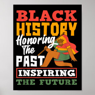 Poster História Negra Honrando o Passado Inspirando o Fut