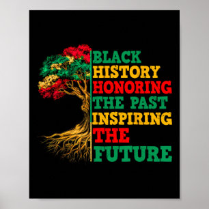 Poster História Negra Honrando o Passado Inspirando o Fut