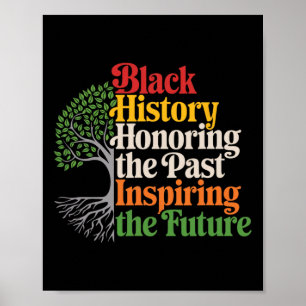 Poster História Negra Honrando o Passado Inspirando o Fut