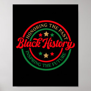 Poster História Negra Honrando o Passado Inspirando o Fut