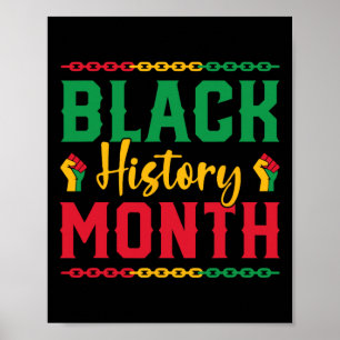 Poster História Negra Inspirando Educação Melanina Americ