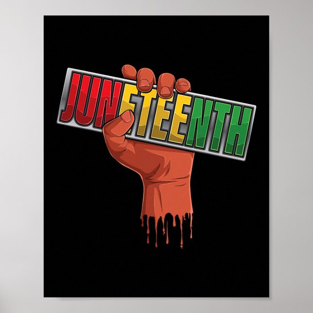 Poster História Negra Liberdade Africana Afro-Americana 1 (Frente)