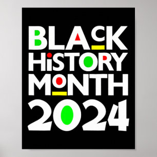 Poster História Negra Mês 2025 Orgulho Africano Melanin G