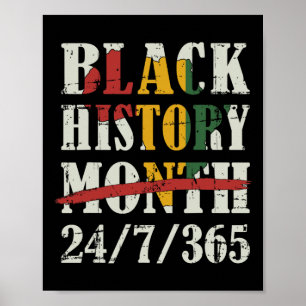 Poster História Negra Mês 247365 Com Bandeira Do Mapa Afr