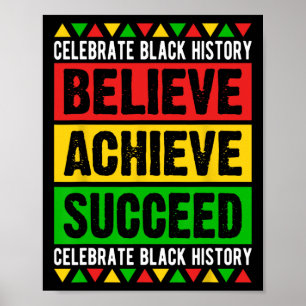 Poster História Negra Mês Acreditam que a África teve suc