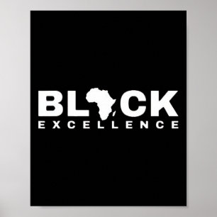 Poster História Negra Mês de Consciência sobre Melani Ame