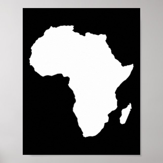 Poster História Negra Mês Décimo Junho África Sutil (Frente)