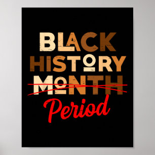 Poster História Negra Período Melanin 19 Homens