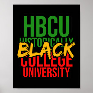 Poster História Negra Sonho Influente De Hbcu Como Martin
