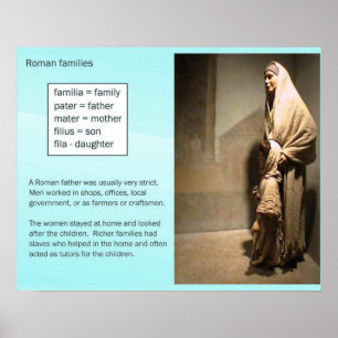 Pôster História, Roma antiga, famílias