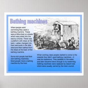 Pôster História, Victorians, máquinas de banho