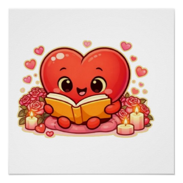 Pôster Histórias de Amor Começam Dentro do Coração (Frente)
