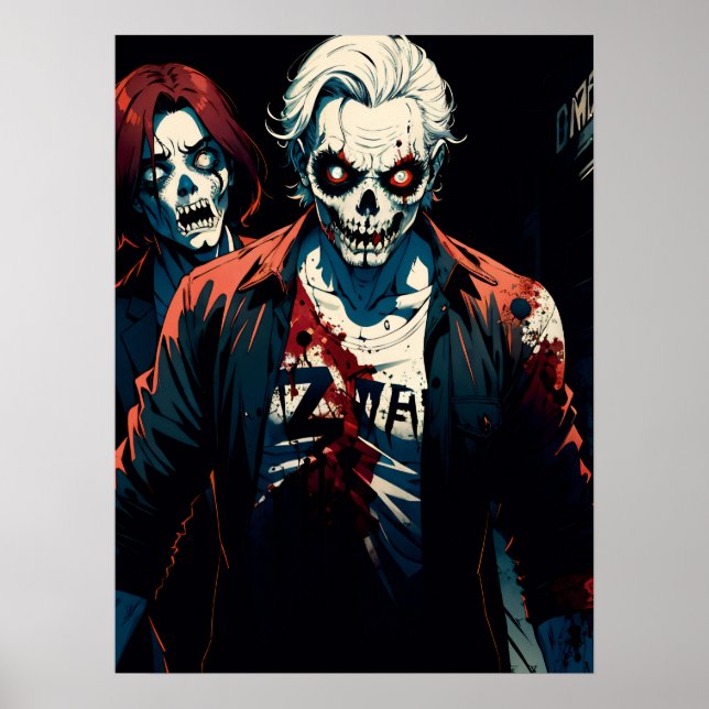 Poster Histórias do Reino Zombie (Frente)
