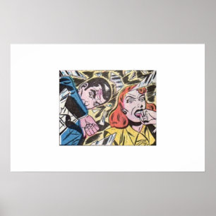 Poster histórias em quadrinhos de colheita horrorosa dos 