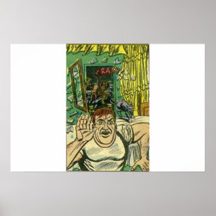 Poster Histórias em quadrinhos de colheita horrorosa   Li