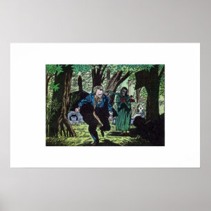 Poster histórias em quadrinhos de colheita horrorosas pa