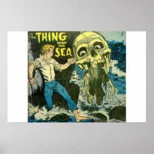 Poster histórias em quadrinhos de colheita horrorosas par