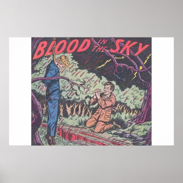 Poster histórias em quadrinhos de colheita horrorosas par (Frente)