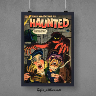 Poster Histórias em quadrinhos de horror assombradas