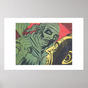 Poster histórias em quadrinhos de horror da idade do Ouro