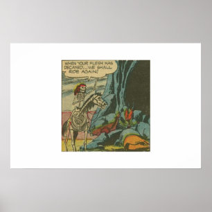 Poster histórias em quadrinhos de horror de idade do Our