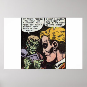 Poster Histórias em quadrinhos de horror de idade do our