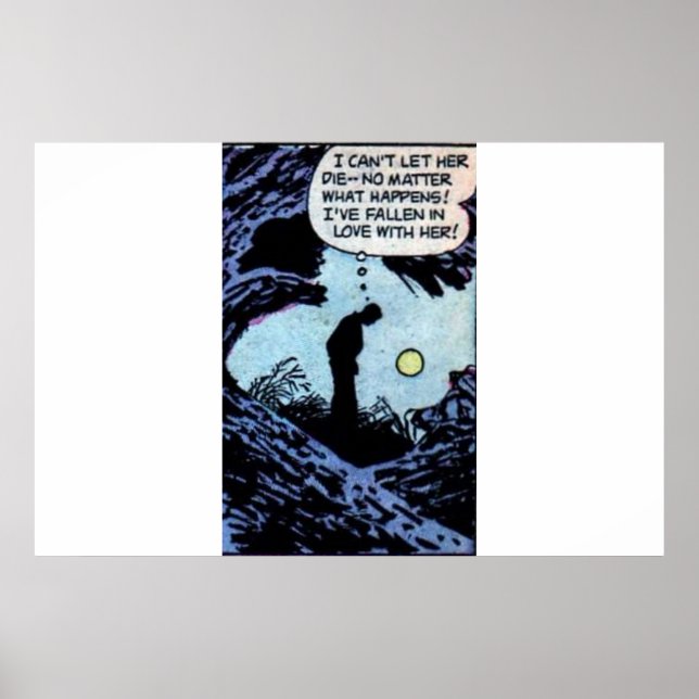 Poster histórias em quadrinhos de horror de idade do ouro (Frente)