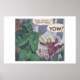 Poster histórias em quadrinhos de terror com a idade do O