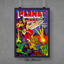 Histórias em quadrinhos Sci-fi de Alienígena Plane