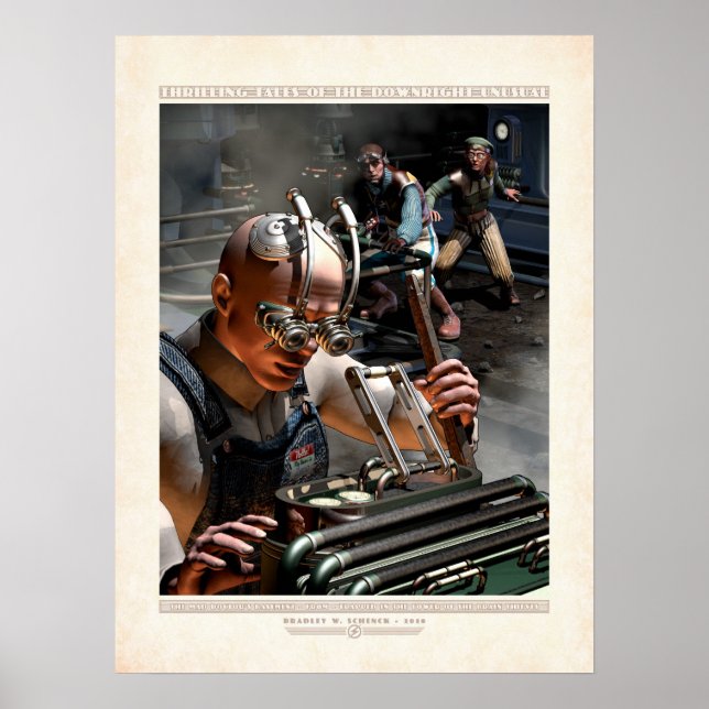 Pôster Histórias emocionantes: Cave do Doutor Louco (18x2 (Frente)